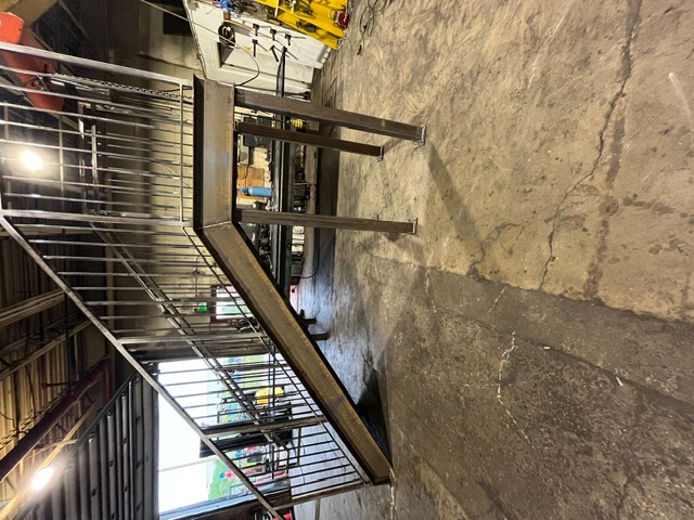 Industrial Staircase with Landing