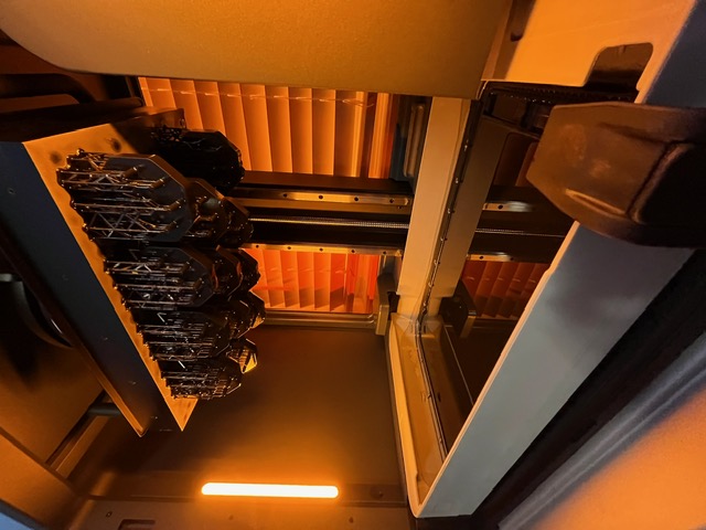 Formlabs Form 4BL SLA printer interior