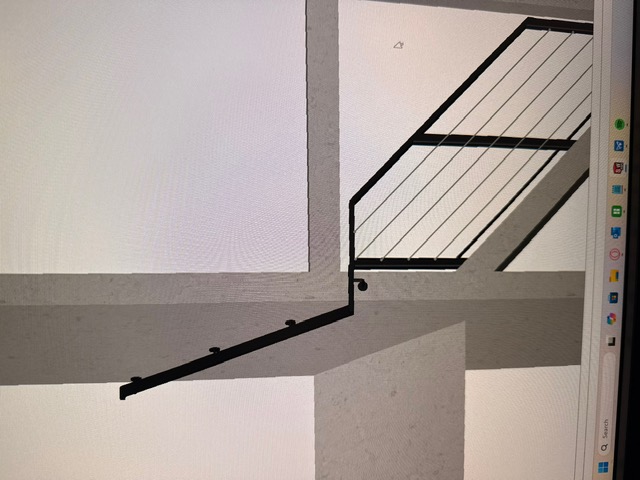 Railing Detail — CAD Drawing